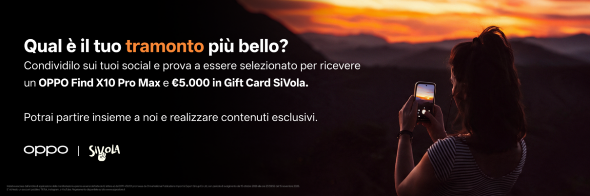 OPPO e SiVola lanciano Best Sunset